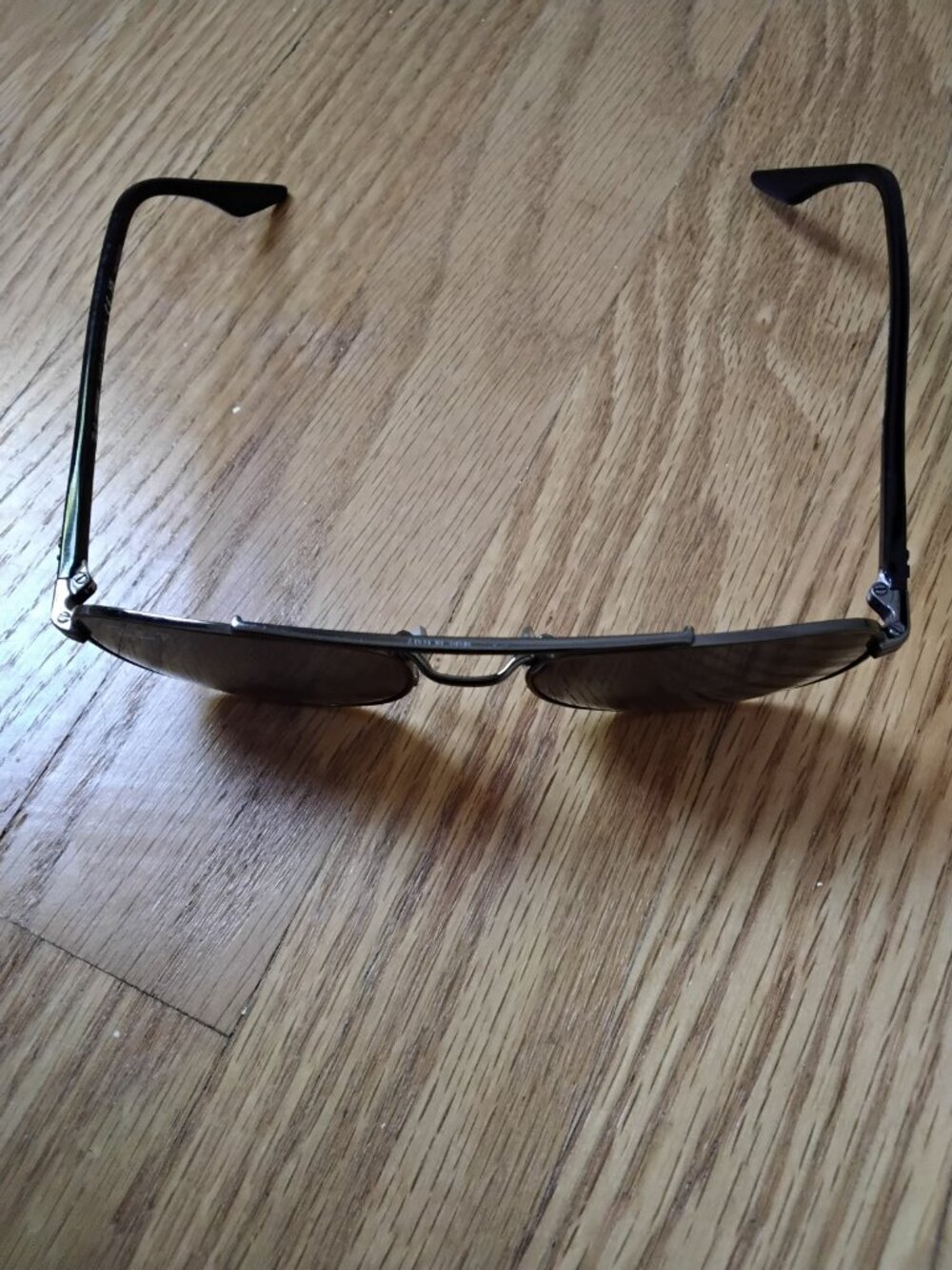 Ray-Ban Aviator Dark Lens Sunglasses - Picture 8 of 11